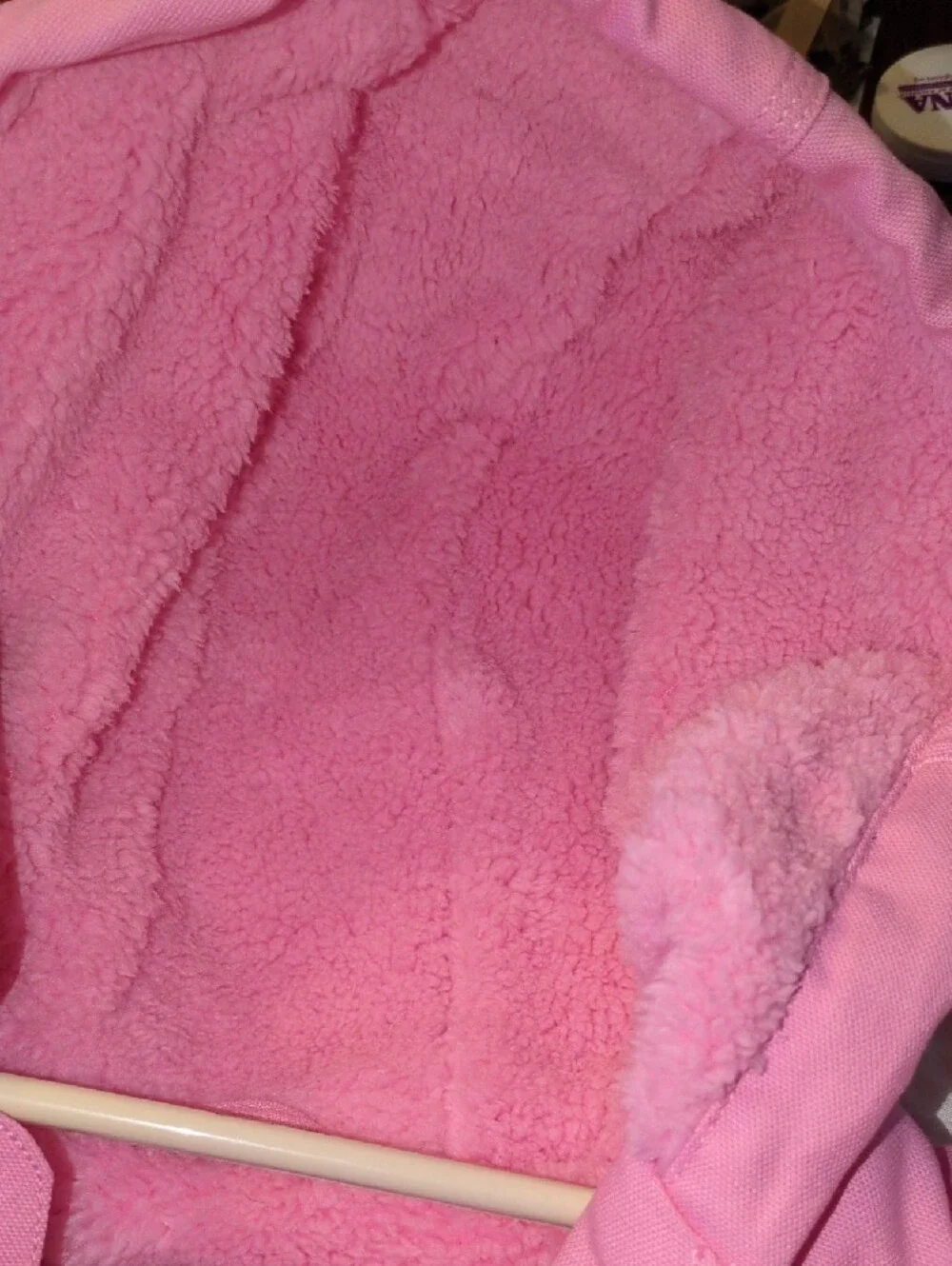 Carhartt Pink Hooded Sherpa-Lined Jacket